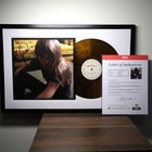 Taylor Swift Signed Midnights Mahogany Vinyl Heart Framed Autograph PSA DNA LOA