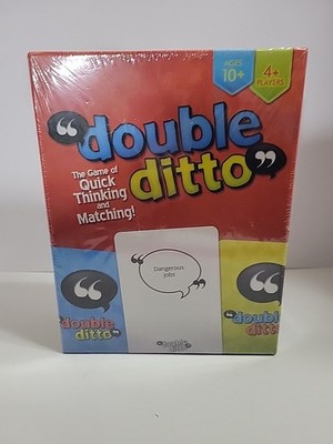 DOUBLE DITTO  quick thinking game ages  10+ Party Game New In Box By Inspiration