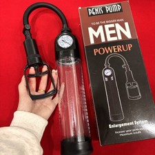 Vacuum Penis Pump for Men Enhancement Erectile Penis Enlarger with Pressure Gage