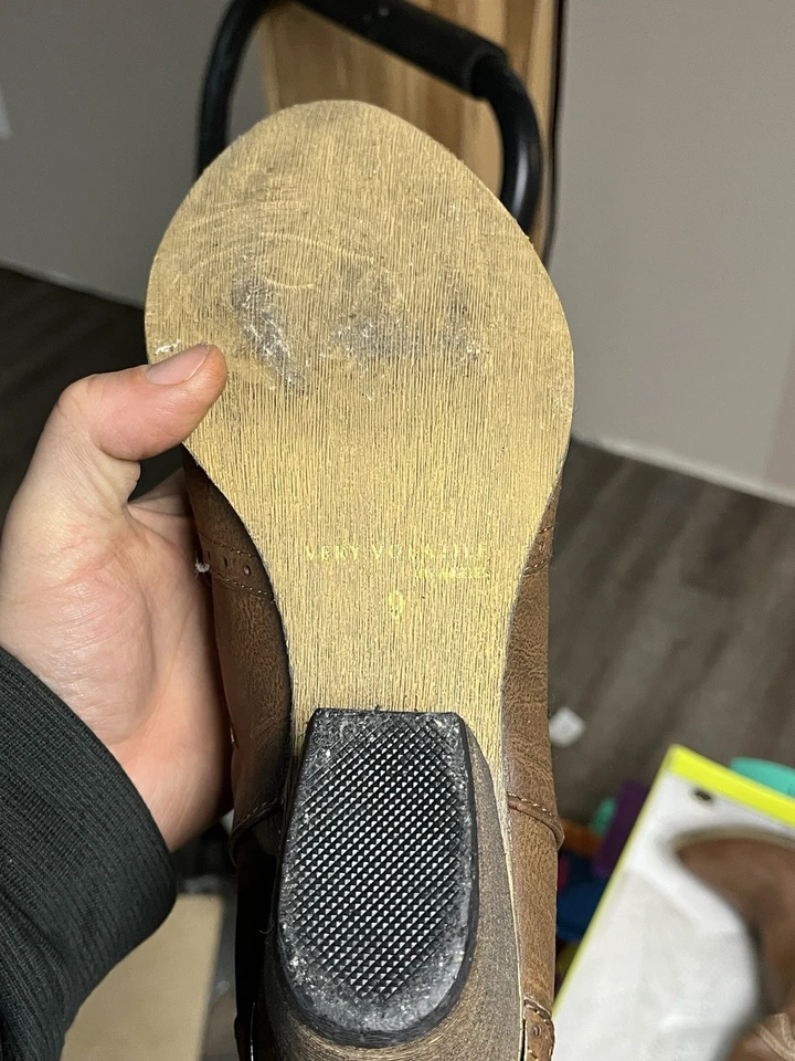 牛仔靴 Very Volatile 棕色皮革女式 9 码 — 第 2/2 张图片