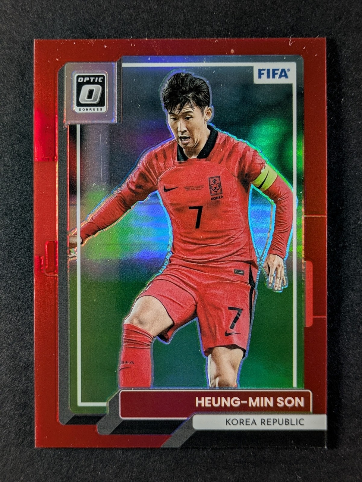 2022-23 Panini Donruss HEUNG-MIN SON 104/165 Optic Red Korea Republic #70