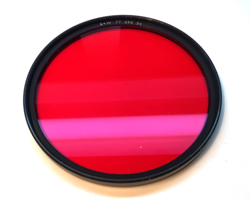 B+W 77mm F-Pro 090 5X Light Red Filter