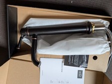 NEW  Oil Rubbed Bronze Bathroom Sink Faucet Modern Tall Single Handle Hole Vanity