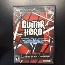 Sony Playstation PS2 Guitar Hero: Van Halen Complete Tested Working