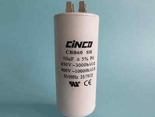 AIR CONDITIONER MOTOR RUN CAPACITOR 50µF / 50UF / 50 MICRO-FARAD 400V 450V 500V