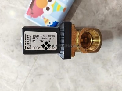 1 Pcs New burkert 00221630 6213EV A 20.0   MS G3/4 PNO-10bar Dc 24V 8W #ea
