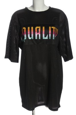 H&M DIVIDED Minikleid Damen Kleid Gr. DE 36 schwarz Casual-Look