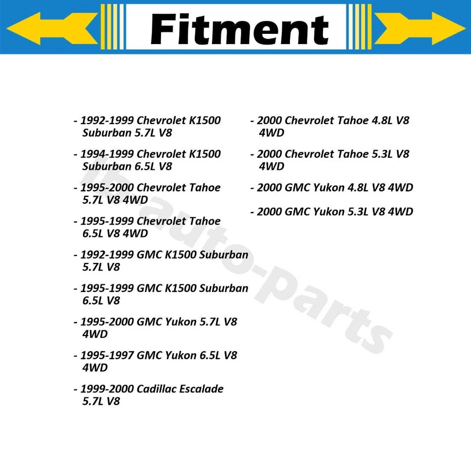 Tambor de freno trasero 2X DuraGo para Chevrolet K1500 Suburban 1992-1999 Foto 2 de 4