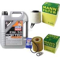 Mann Inspektionspaket 5L Liqui Moly Top Tec 4200 5W-30 FüR BMW 1Er E87 116I E81