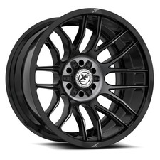 20x10 Xf Off-road Xf-232 Blk Mach Titan Ddt Wheels 6x1356x5.5 -24mm Set Of 4