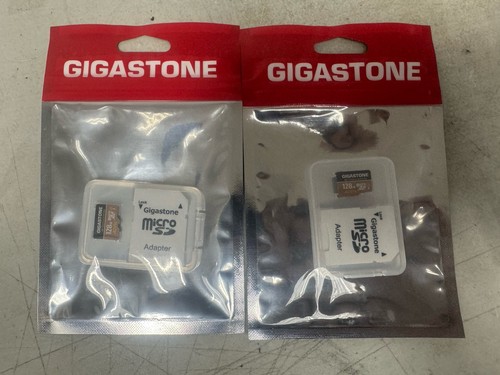 Gigastone 128GB Micro SD Card,4K UHD Video Recording, A2 V90 - 2 Pack