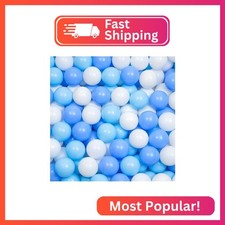 Thenese Ball Pit Balls 100pcs Crush Proof Plastic Balls for Girls Boys Ball Pit,