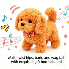 Electronic Robot Puppy Interactive Dog Toy Walking Barking Realistic Pet