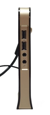 GeoVision Mini PC 500GB HDD 3GB Intel Atom CPU Leise Computer Windows XP DVI