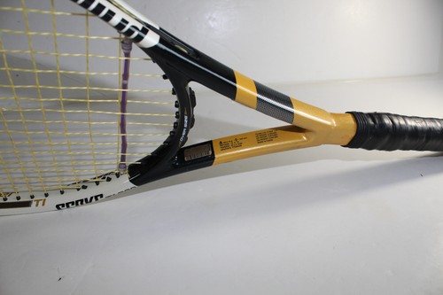 Raqueta de tenis Prince Power Line Serve TI300 grafito/titanio agarre de 4,5" - Imagen 7 de 14