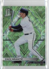 2018 Panini Chronicles Spectra Neon Green Prizm 38/49 Zack Granite #73 b1g