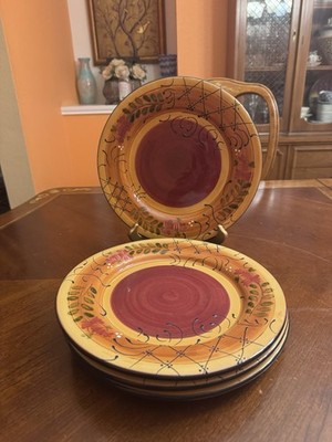 Dinner Plate Romance by Ambiance  A SET OF 4