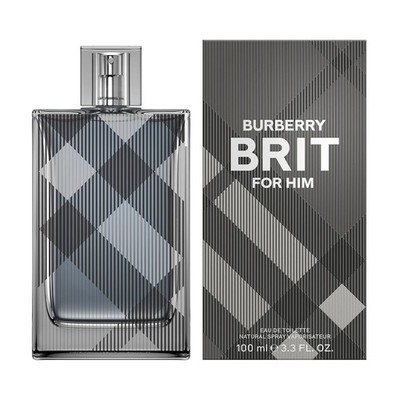 BURBERRY BRIT FOR HIM by Burberry Cologne for Men EDT 3.3 / 3.4 oz New In Box