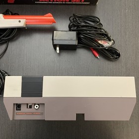 NES Action Set CIB & NES Advantage Joystick CIB Works Great & Cleaned See Pics
