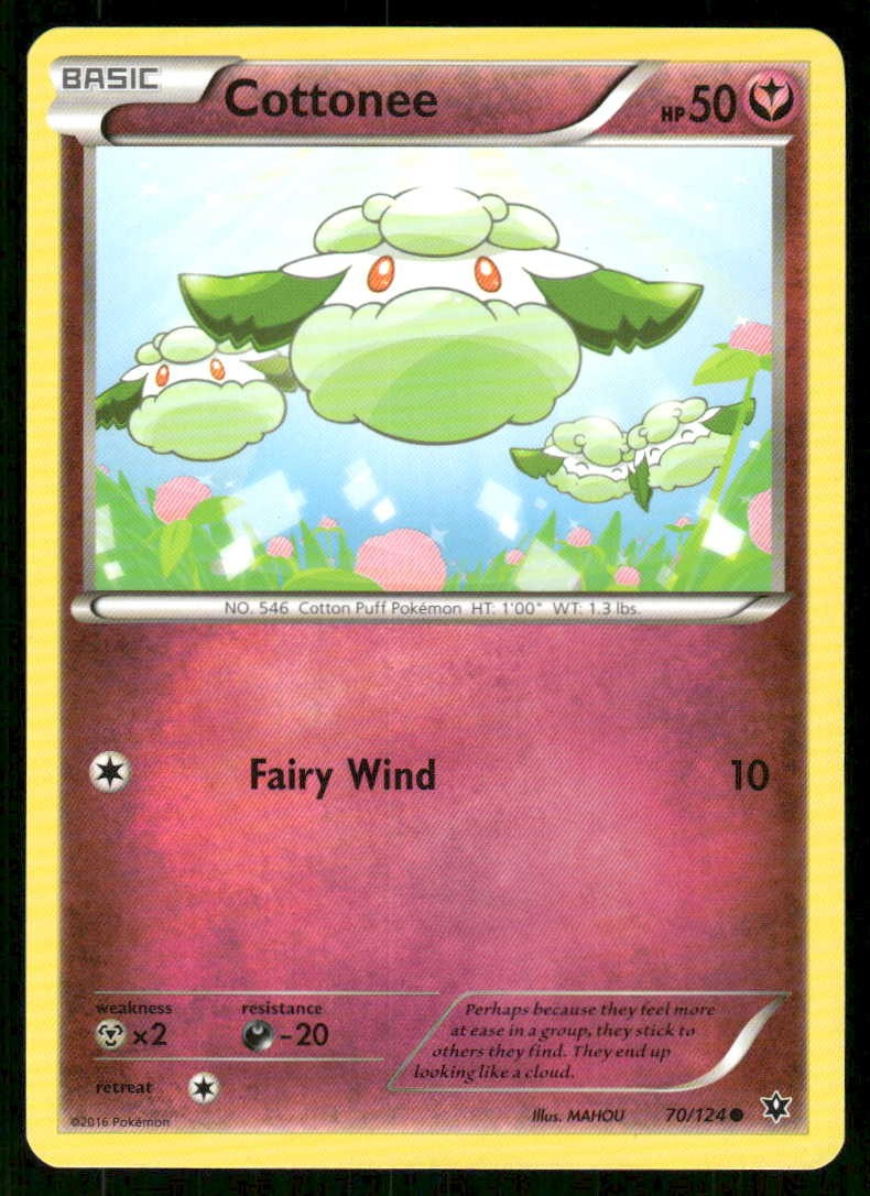 Pokemon Cottonee Fates Collide 70/124 C NM/M