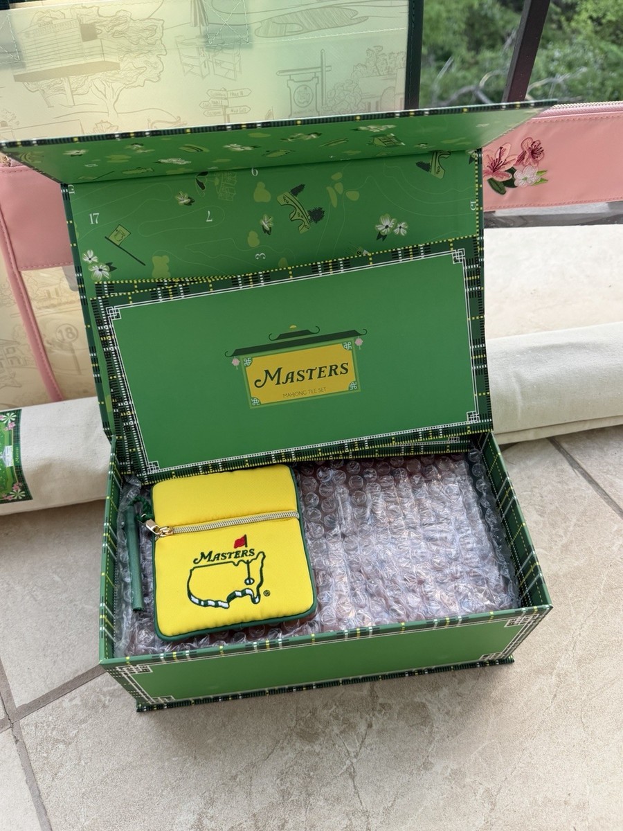 2026 MASTERS MAHJONG SET . RARE! Includes MAT & TILE BAG