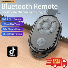 Bluetooth Remote Shutter for iPhone Android Phone Wireless Camera Selfie Control