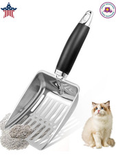 Stainless Steel Cat Litter Scoop,Metal Cat Litter Scoop,Kitty Metal Scooper USA