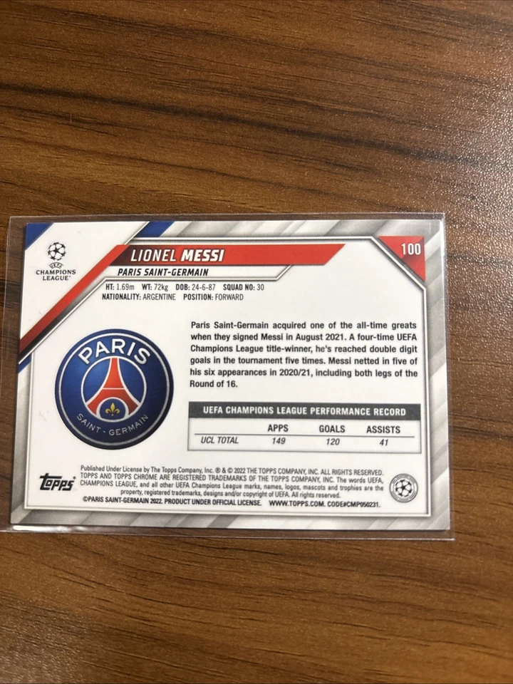 🔥PSA 9 OR 10 POTENTIAL🔥 Lionel Messi Ray wave Refractor - Image 2 of 2