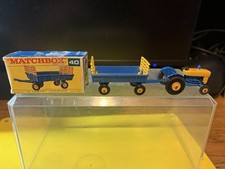 Vintage Matchbox Lesney No. 39 Ford Tractor a...
