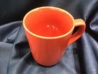 REAL SIMPLE commercial grade RED MUG VITRIFIED never used! NEW! EXCELLENT! — photo 5