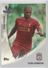 2013 Topps English Premier Gold Tough Tacklers Green /99 Glen Johnson 0cp0