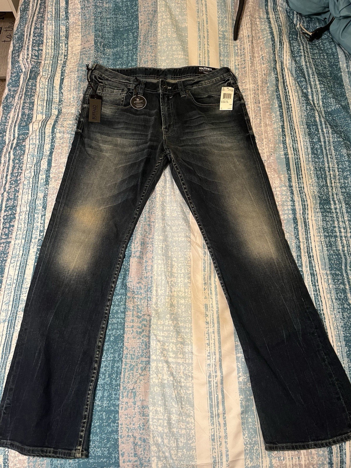 &rsquo;s 34x32 Boot Stretch Blue Distressed