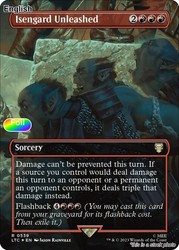 Isengard Unleashed (Borderless Surge Foil) #539 - The Lord of the Rings: Tales of Middle-earth Commander