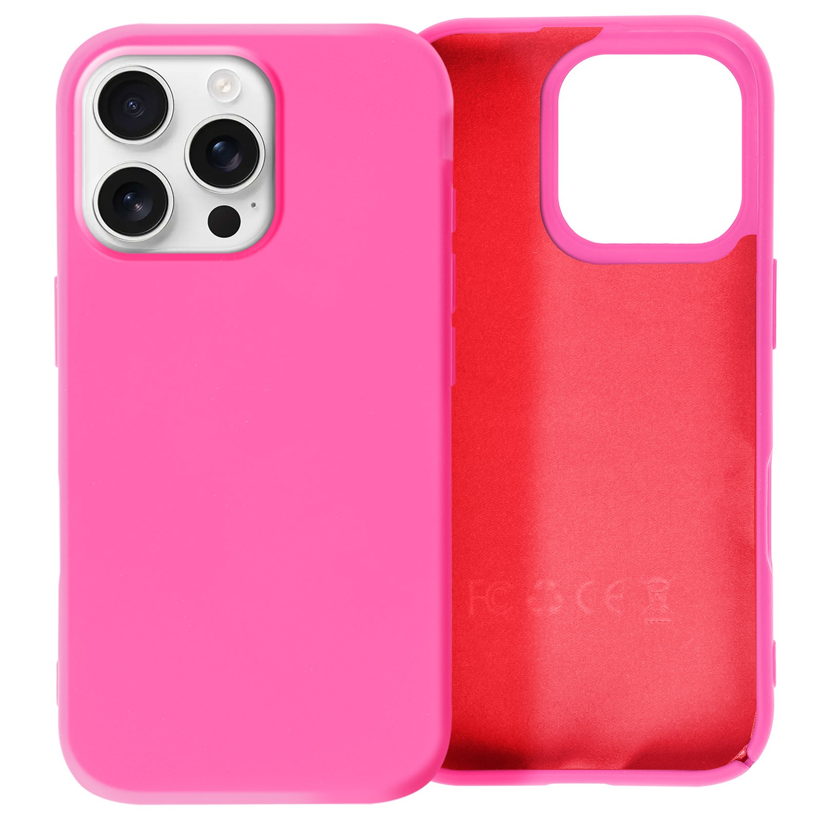 Coque iPhone 16 Pro Max Avizar fuchsia anti rayure et glisse