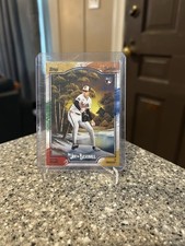2025 Topps Bob Ross: The Joy of Baseball Cade Povich Paint Splatter /99 Orioles
