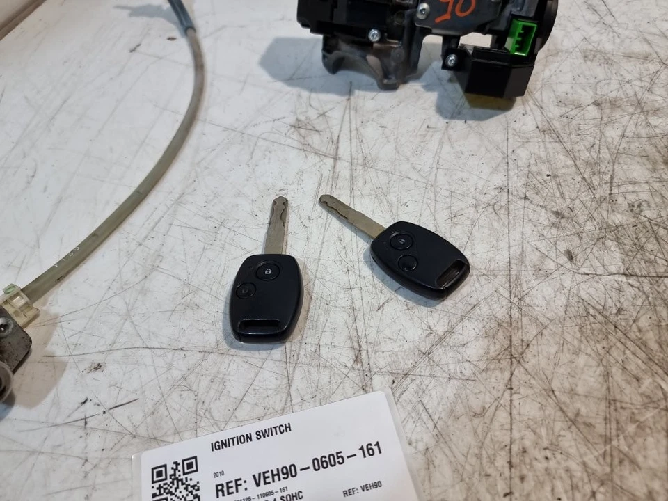 Honda Civic Ignition Barrel Lock Switch & Key &Door Lock 2010 MK8 39730SMGG010M1 - Image 2 of 4