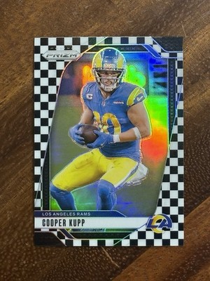 2024 Panini Prizm Cooper Kupp #169 Black & White Checkerboard - LOS ANGELES RAMS