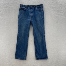 VTG Levis Jeans Men's 35x31 Blue 517 0217 Bootcut Orange Tab Made in USA 80s