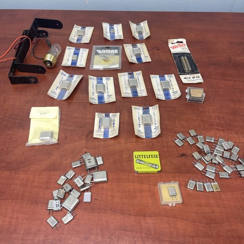Vintage NOS scanner Citizen Band Crystal Type Shepherd Ind. lot of Over 50 Pc