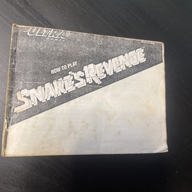 Snake's Revenge (NES, 1990) Box, Manual, CIB Tested