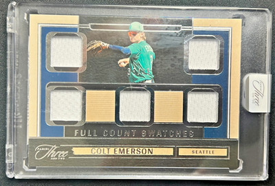 2024 Panini Three and Two - Prospect Dual Jerseys Colt Emerson Full Count /49