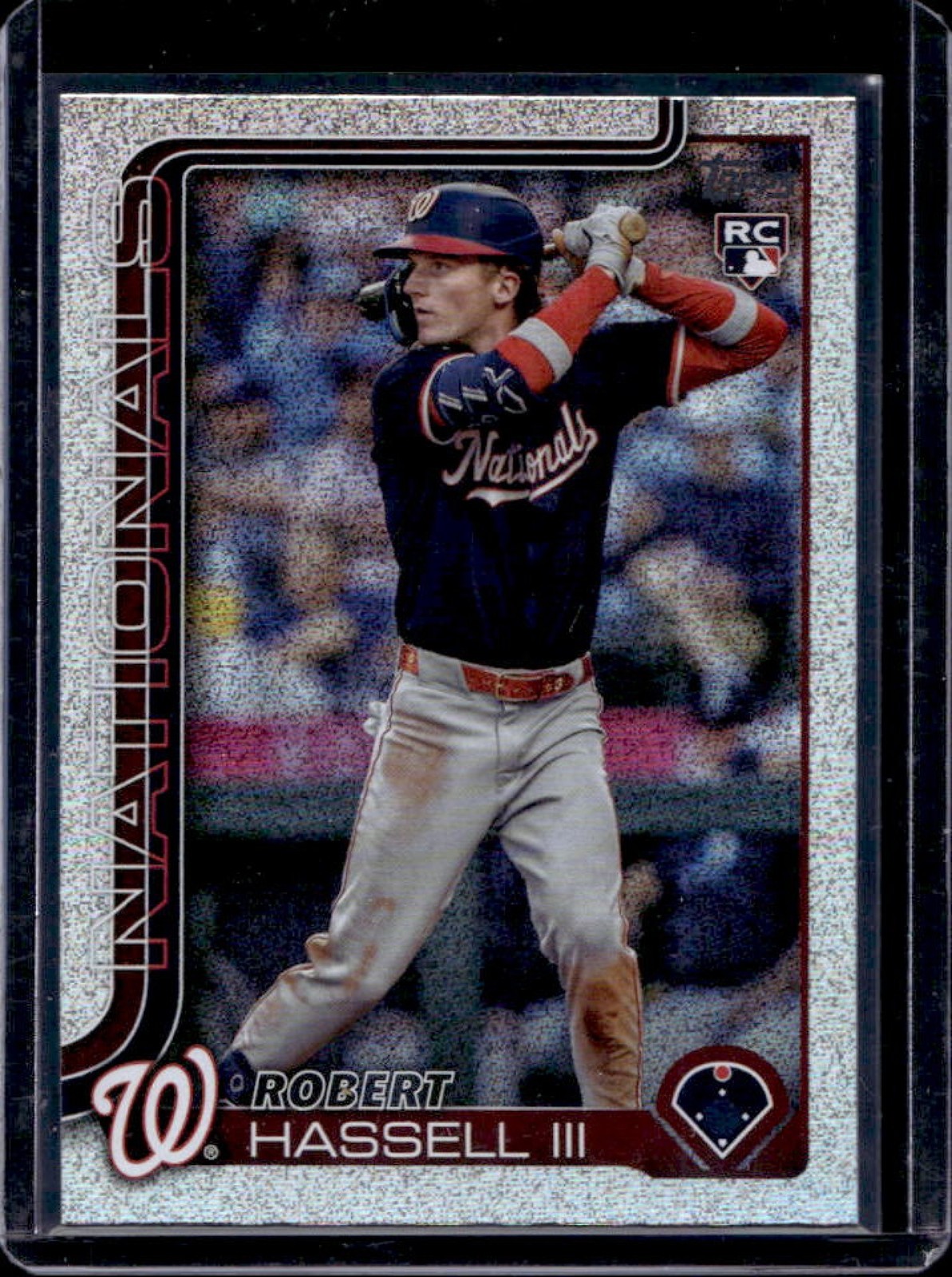 2025 Topps Update Robert Hassell III RC HTA Sandglitter #US109 Nationals