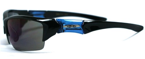 X-Loop Mens Semi Rimless Sports Triathalon Cycling Fishing Boating Sunglasses - Picture 5 of 7