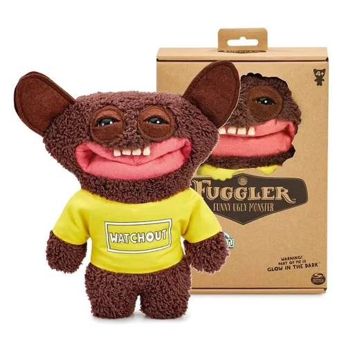 Muñeco de peluche genuino Fuggler feo monstruo viejo diente brilla en la oscuridad - Imagen 19 de 34