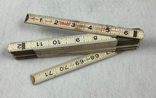 VINTAGE EAGLE RULE COLUMBIA 72" SPRING JOINTS RULER MADE IN USA NO. 072