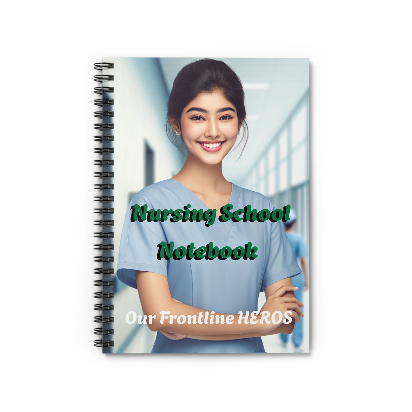 Nursing School Spiral Notebook with Ruled Lines for Students-image