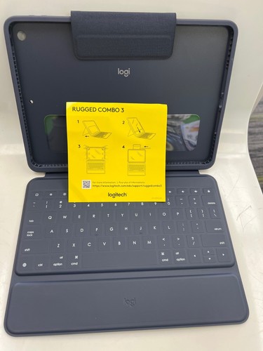 Logitech Rugged Combo 3 Keyboard Cover Case for 10.2" iPad (7th/8th/9th Gen) - Picture 2 of 8