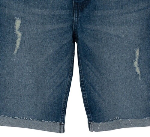 Calvin Klein Big Boys Fashion Hollis Denim Shorts Cotton Rolled Cuff Blue Sz 10 - Picture 2 of 8