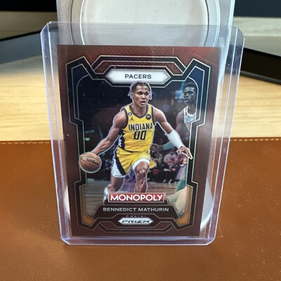 Panini Prizm Monopoly Bennedict Mathurin #35 Brown  /249 Indiana Pacers Card