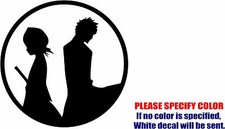 Bleach Ichigo Rukia Graphic Die Cut decal sticker Car Truck Boat Window 6"